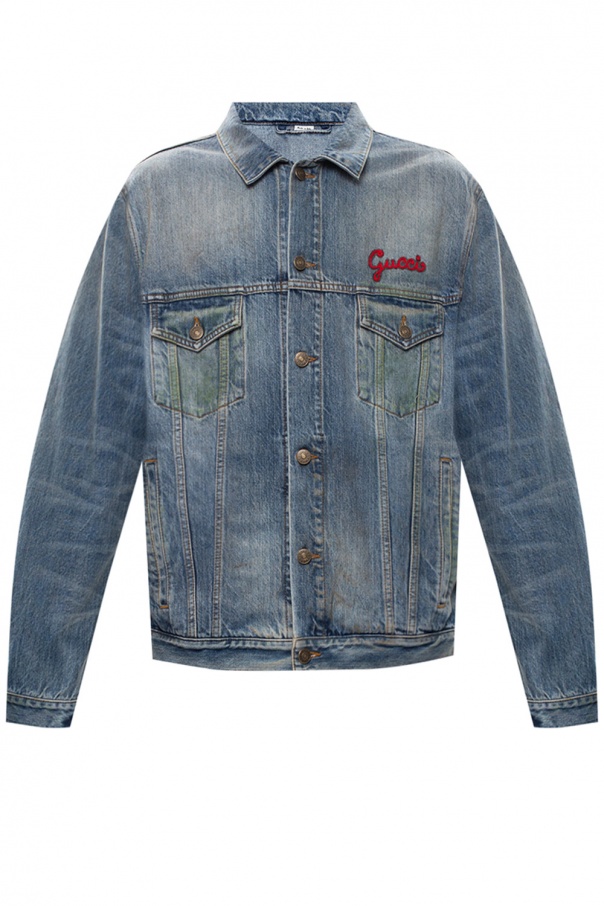 Gucci Distressed denim jacket